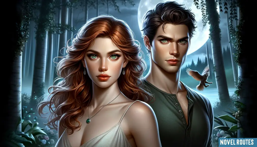 image of Isla and Seth, the main characters from "A Secret Alpha Mate"