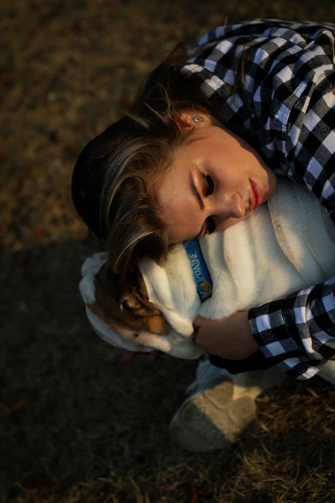 girl with pet 1