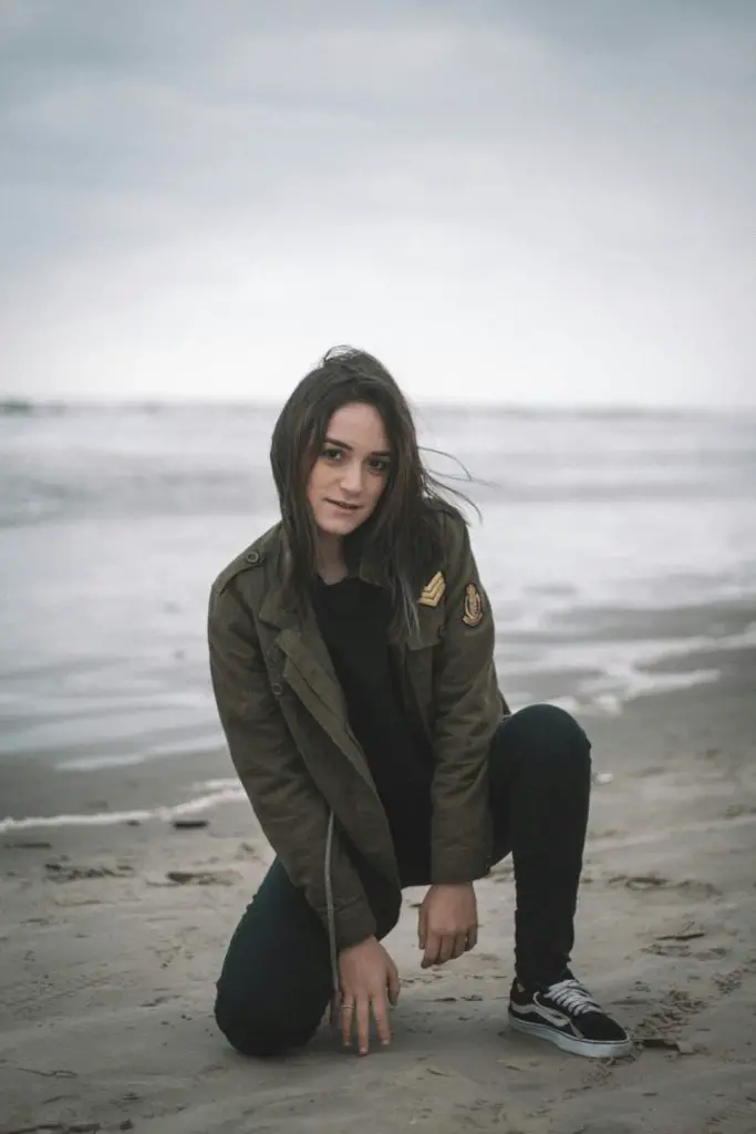 girl at beach 1