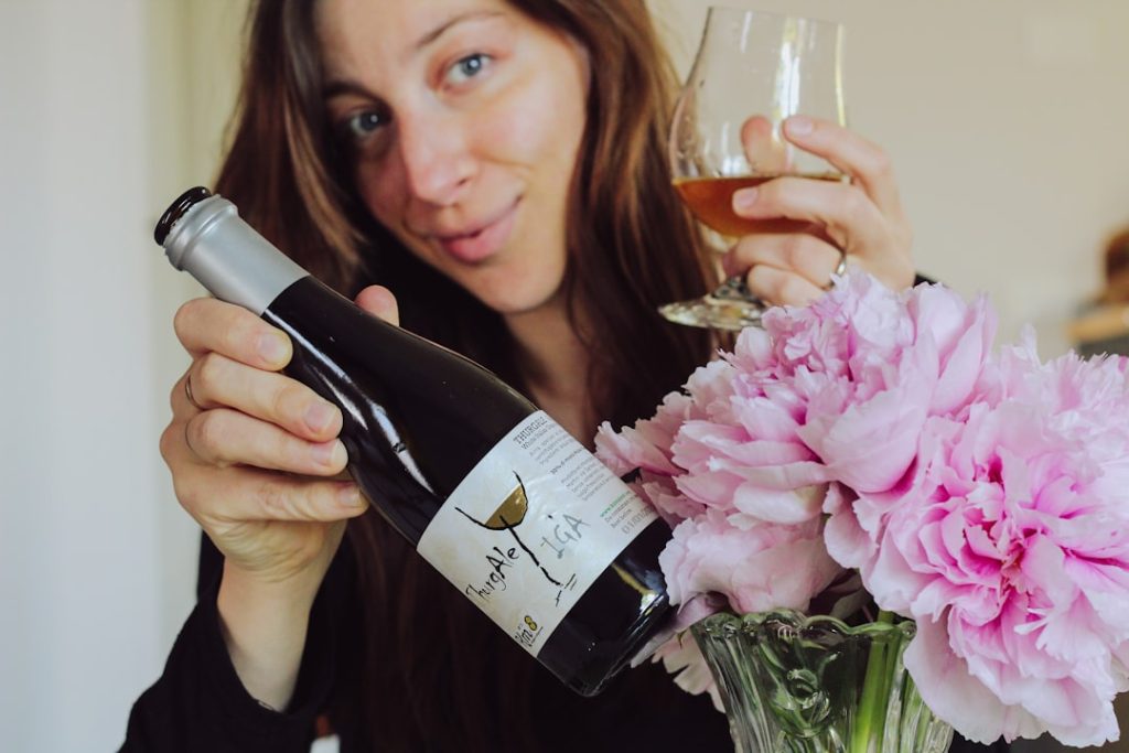 Her Burning Desire 4 girl drinking wine 2