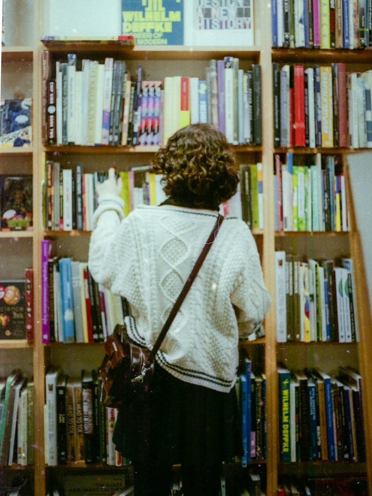 girl in bookstore 2