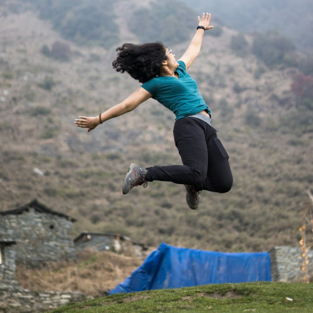happy girl jumping 1 1