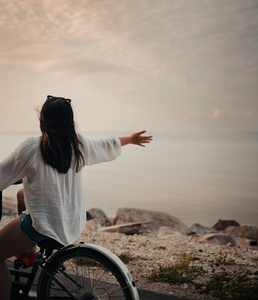 girl on bicycle 2