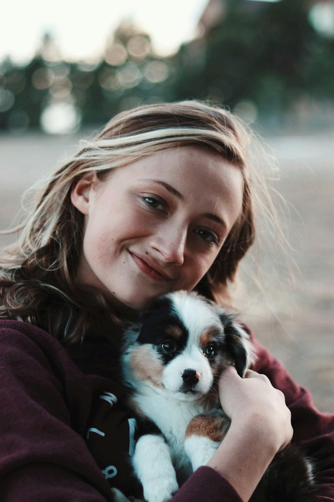 girl with dog 2